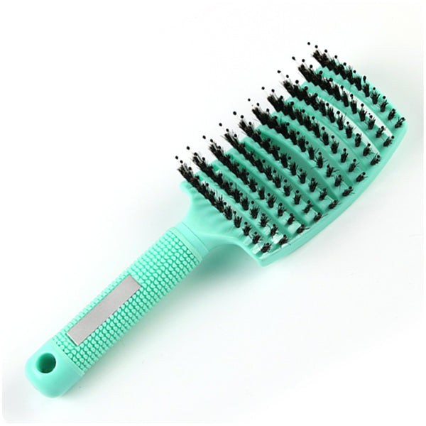 Brosse cheveux démêlante incurvée innovante anti-noeuds